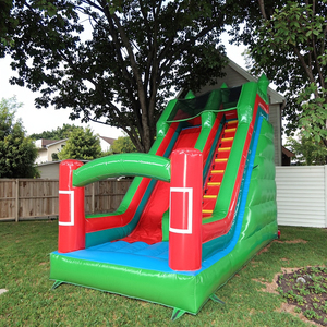 Mới <span class=keywords><strong>Inflatable</strong></span> Bounce trượt 3m * 6m * 5m bạt PVC ngoài trời lớn bouncy khô trượt thương mại <span class=keywords><strong>Inflatable</strong></span> leo trượt - Product Image 6