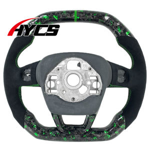 Accesorios Interiores para Automóviles, Volante de Fibra de Carbono Forjado para <span class=keywords><strong>Audi</strong></span> Q3 Q5 Q7 Q8 S5 SQ2 SQ5 SQ7 RS3 RS5 <span class=keywords><strong>RSQ3</strong></span> RSQ8 2016-2024 - Product Image 4