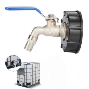 3/4" S60X6 Coarse Thread IBC Tank <b>Valve</b> Replacement for Garden Faucet Adapter Garden Water Connectors IBC Tote Fittings Adapter - Product Image 1