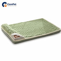 Coussin pour chien de grande taille, tapis pour animaux de compagnie épais, chaud et lavable avec rebord, nid d'intérieur en peluche toutes saisons