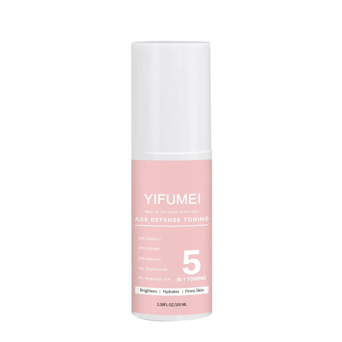 5 en 1 Niacinamide blanchissant éclaircissant Anti-âge visage sensible hydratant vitamine C visage Toner vaporisateur brume pour toutes les peaux