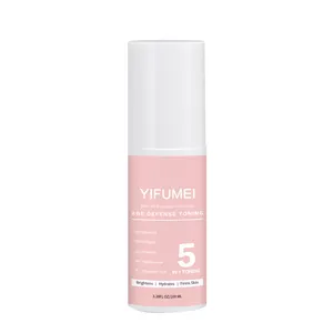 5 In 1 Niacinamide Whitening Verhelderende Anti Veroudering Gevoelige Gezichts Hydraterende Vitamine C Gezicht Toner Spray Nevel Voor Alle Huid