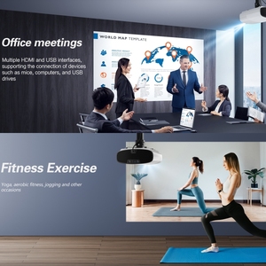 4K chất lượng cao Wifi chiếu với Built-in Loa LCD <span class=keywords><strong>LED</strong></span> đèn cho doanh nghiệp & Movie sử dụng - Product Image 6