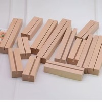 Porte-cartes de visite en bois de hêtre massif, support de cartes en bois, base pour menu, clip à mémo, base de calendrier