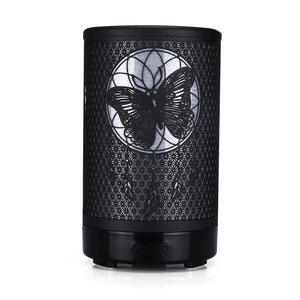 Diffuseur d'arômes Yuanchang Pumeng Butterfly 100 ml, humidificateur d'air de bureau en fer forgé ajouré, pour usage domestique et commercial - Product Image 1