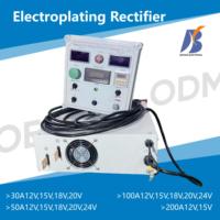 Redresseur à mode de commutation 12V 25A CC/CV plaqué or avec minuterie et compteur d'ampères-heures