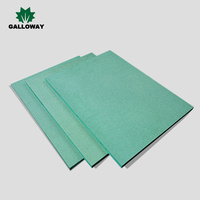 Vente en gros de panneaux MDF HDF verts de 6/9/12/15/18 mm, panneaux MDF imperméables, panneaux en fibre résistants à l'humidité HMR