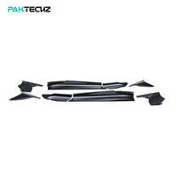 Kit carrosserie complet en fibre de carbone sèche préimprégnée Paktechz Ver 2 (lame avant, jupes latérales, diffuseur arrière, aileron de coffre) pour Maserati MC20