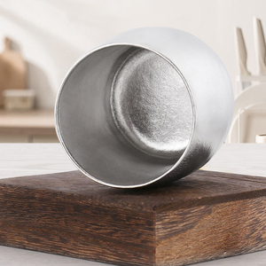 Nuovo Stile Tazza da Viaggio in Titanio Puro Personalizzata, Resistente, a Forma di U/O, per Caffè, Birra, Vino, <span class=keywords><strong>Acqua</strong></span>, con Effetto Cristallo di Ghiaccio, a Parete Singola - Product Image 6