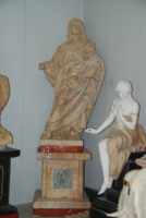 Taille réelle le grand guerrier romain grec historique Antique marbre pierre Statue Figure Sculpture pour la décoration de jardin extérieur