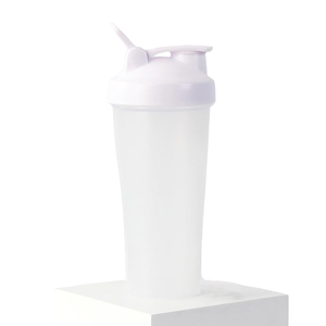 Custom Logo 600ml PP Plastic Promotion <b>Drinking</b> <b>Bottle</b> Outdoor Portable Milk Tumbler Sports Protein Shaker Water <b>Bottle</b> with Lid - Product Image 1