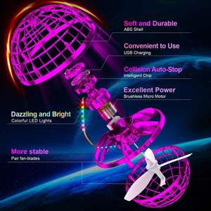 Orbe volant LED rotatif à 360°, <span class=keywords><strong>boule</strong></span> <span class=keywords><strong>volante</strong></span> magique, <span class=keywords><strong>boomerang</strong></span>, drone, <span class=keywords><strong>boule</strong></span> UFO, jouet volant - Grande Vente - Product Image 2