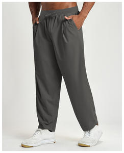 RUIQUWIN 2026 New Men's Breathable Lightweight High Wide Leg Sweatpants Quick Dry Moisture Wicking Jogging <b>Pants</b> Gym Fitness - Product Image 2