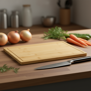 Tabla de Cortar de Bambú de 15.7\"x11.8\"x0.6\", Superficie de Corte Elegante y Duradera - Product Image 2