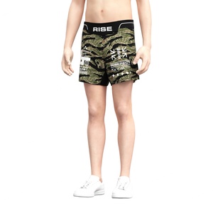 Shorts BJJ MMA ultra doux avec fentes latérales, ourlet coupé, séchage rapide, coutures renforcées, sans velcro, pour l'entraînement et le sparring - Product Image 5