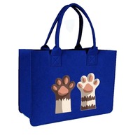 Sacs fourre-tout en feutre personnalisés pour femmes, faible quantité minimale de commande, options de couleurs illimitées, parfaits pour le shopping et les promotions