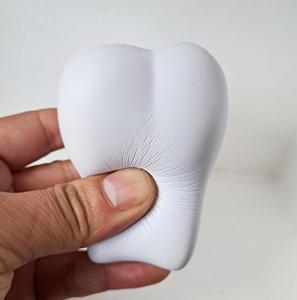 Pelota Antiestrés con Forma de Diente y Logotipo Personalizado, Juguetes para Aliviar el Estrés, para Promoción - Product Image 1
