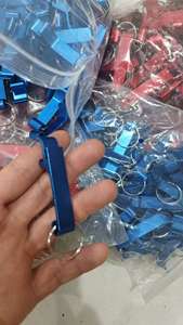 Tùy chỉnh Laser khắc hợp kim nhôm lật Top mở chai thấp moq kim loại Keychain cho xúc tiến kinh doanh - Product Image 6