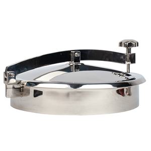 우유 저장 용 SS316L 스테인레스 스틸 유제품 탱크 위생 라운드 무압 맨홀 커버 - Product Image 5