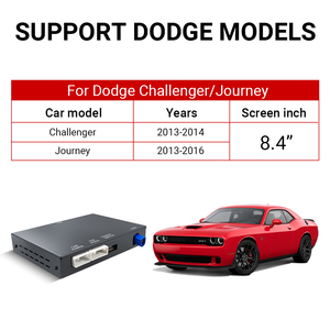 อะแดปเตอร์เชื่อมต่อไร้สาย Carplay รองรับ Android Auto สำหรับจอแสดงผลขนาด 8.4 นิ้ว ใช้ได้กับ Dodge Challenger Journey ปี 2013-2016 - Product Image 5