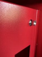 Boîtier de distribution métallique carré IP54 pour intérieur avec conception à double porte personnalisable, options de tension/prises, certifié CE