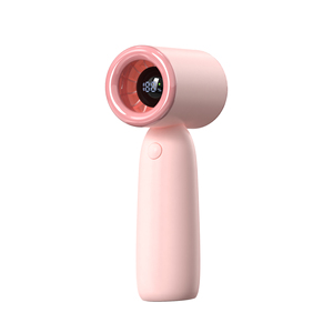 New Portable Bladeless Rechargeable USB Handheld Fan Custom Logo Box Packaging Plastic Hotel Use Adjustable Speed Small Size - Product Image 1
