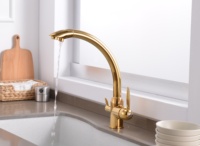 YL-632 Double poignée 3 voies évier de cuisine robinet de purificateur d'eau en acier inoxydable cuisine évier mélangeur robinet