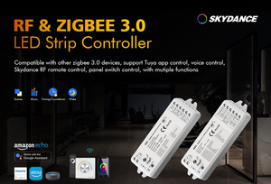 Controlador LED WZ5 Tuya ZigBee y RF 5 <span class=keywords><strong>en</strong></span> 1, Utilizado para Ajustar el Brillo, RGB, RGBW, RGB+CCT, Doble Color, Color Único, Regulador de Intensidad para Tiras LED - Product Image 6