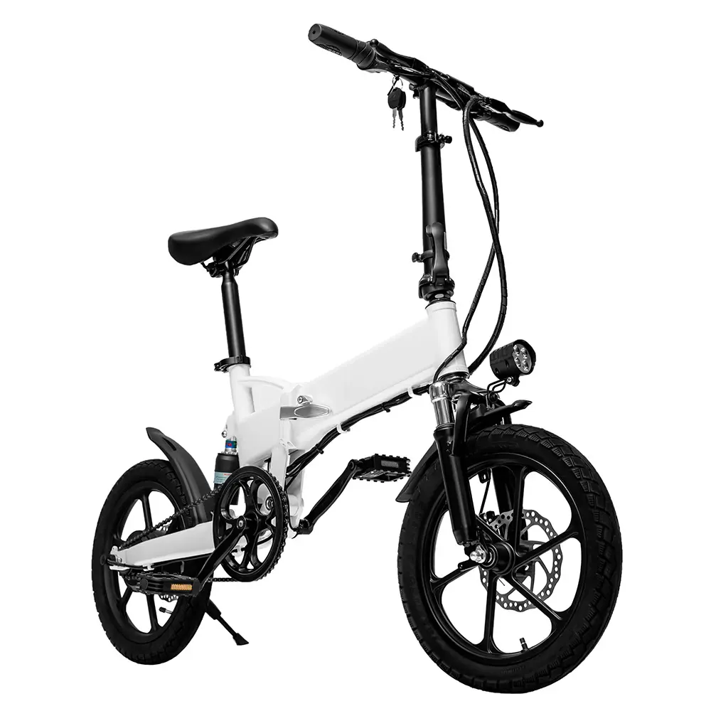 Vélo électrique pliant pour adultes, 14 pouces, 14 pouces, 2 roues, Suspension complète, 36v, 2022