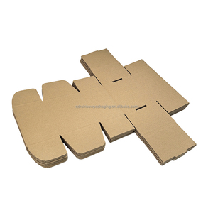Caja de Cartón Kraft Marrón Tipo E, Corrugada, Plegable, para Envío de Zapatos, Regalos, Ropa - Product Image 4