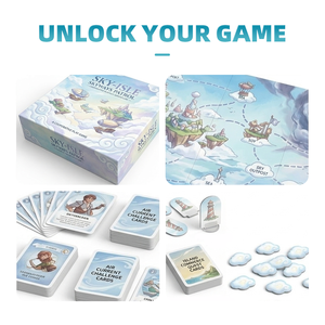 Boîtier de présentation magnétique anti-adhésif Pro pour jeu de société coopératif sur mesure Airship Storm Fog Challenge <span class=keywords><strong>Deluxe</strong></span> - Product Image 3