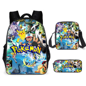 JM, gran oferta, gran capacidad, nueva moda, bolso <span class=keywords><strong>de</strong></span> hombro <span class=keywords><strong>de</strong></span> Anime Pokemoned, mochilas escolares, <span class=keywords><strong>mochila</strong></span> <span class=keywords><strong>de</strong></span> dibujos animados para adolescentes - Product Image 2