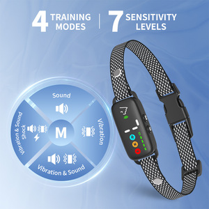 Collier intelligent pour chien, version anti-aboiement à choc électrique, noir - Product Image 3