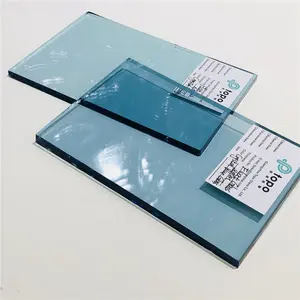 4mm 5mm 6mm 8mm 10mm 12mm Colored Light Blue Crystal Blue Float Sheet Glass (C-LB)
