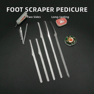 Cuchillo raspador de pies Credo, para uñas y talones, removedor de piel muerta, lima de talón de acero inoxidable, para manicura y pedicura, a la moda - Product Image 2