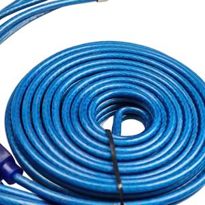 Car Audio RCA <b>Cable</b> Shielded Stereo RCA Audio Interconnect <b>Cable</b> Nickel Plated Connector <b>For</b> Car Amplifier Stereo System - Product Image 4