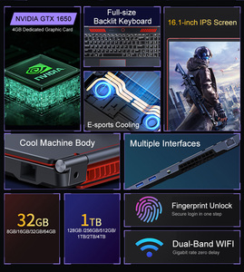 โน้ตบุ๊กเกมมิ่ง RTX4050 6GB หน้าจอ 16 นิ้ว พร้อม Core I7 13620H ตัวเครื่องโลหะ คีย์บอร์ดสีสันสดใส สำหรับการเล่นเกมและการวาดภาพ - Product Image 5