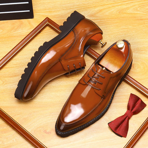 Zapatos de Vestir Casuales de Negocios de Cuero Personalizados de Alta Gama para Otoño, con Estampado de Leopardo, Puntera Puntiaguda, Suela Plana, Detalles con Flecos y Antideslizantes - Product Image 6