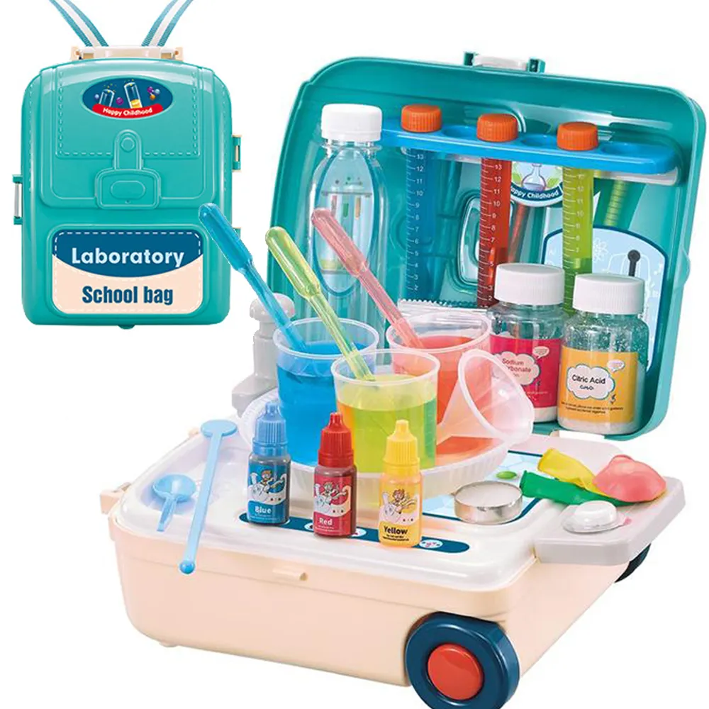 Hot selling stem backpack science experiment kit for kids science educational toys
