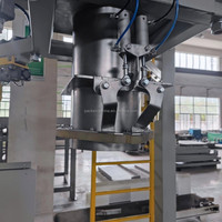 Machine de remplissage et d'emballage semi-automatique CE pour sacs souples/sacs à cloisons, pour poudres et granulés de 1000 kg et 500 kg