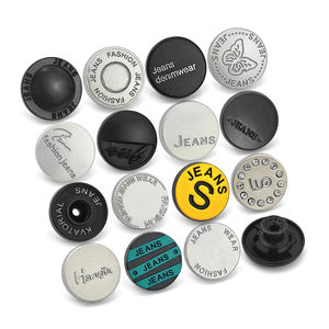 KUNSHUO-Botón de aleación de zinc con logotipo personalizado de fábrica, zamac y remaches de metal - Product Image 4