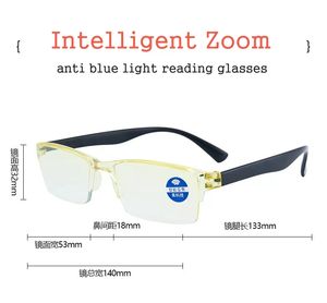 Nuevo zoom inteligente logotipo personalizado Moda Sin marco anti luz azul <span class=keywords><strong>gafas</strong></span> de presbicia para hombres y mujeres - Product Image 5