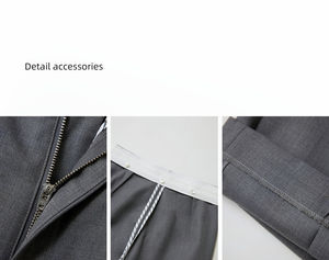 <span class=keywords><strong>Pantaloni</strong></span> dritti a vita doppia in <span class=keywords><strong>lana</strong></span> larga vecchi soldi <span class=keywords><strong>pantaloni</strong></span> Casual da <span class=keywords><strong>donna</strong></span> a vita alta <span class=keywords><strong>pantaloni</strong></span> rilassati sul posto di lavoro - Product Image 6