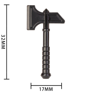 Koruit Medieval Times armas enanas para figuras de 4cm Accesorios lanza espada hacha MOC bloques de construcción ladrillos Juguetes - Product Image 4