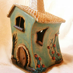 Boîte à musique animée vintage Schmid en céramique blanche, cage à oiseaux <span class=keywords><strong>canari</strong></span> perroquet - Product Image 4