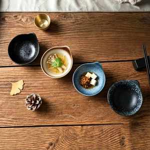 Vintage Style <b>Ceramic</b> Dried Fruit Snack Bowl 4inch Porcelain Sushi Seasoning Dish Hotel Tableware Soy Sauce Vinegar Dish - Product Image 2