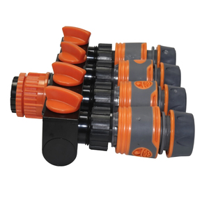 Lot de 10 distributeurs d'eau à 4 voies pour <span class=keywords><strong>tuyau</strong></span> d'<span class=keywords><strong>arrosage</strong></span> avec robinets individuels marche/arrêt pour <span class=keywords><strong>robinet</strong></span> d'eau - Product Image 5