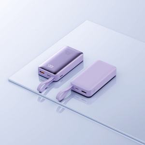 Batterie externe portable 10000 mAh avec sortie Type-C 22,5 W, charge rapide, affichage numérique LED et câble inclus (également disponible en 20000 mAh) - Product Image 5