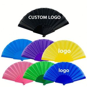 Abanico Plegable Personalizado con Logotipo de Marca, Resistente, para Promoción Empresarial, Recuerdos de Fiesta y Regalos Promocionales para Festivales - Product Image 2