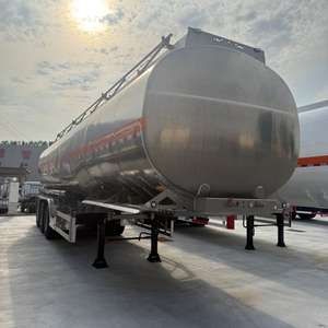 Semirremolque Cisterna de Aluminio de 46000L, 6 Compartimentos, 3 Ejes, para Transporte de Combustible/Aceite/Líquido, para Tanzania/Zambia/Zimbabwe/Namibia - Product Image 2